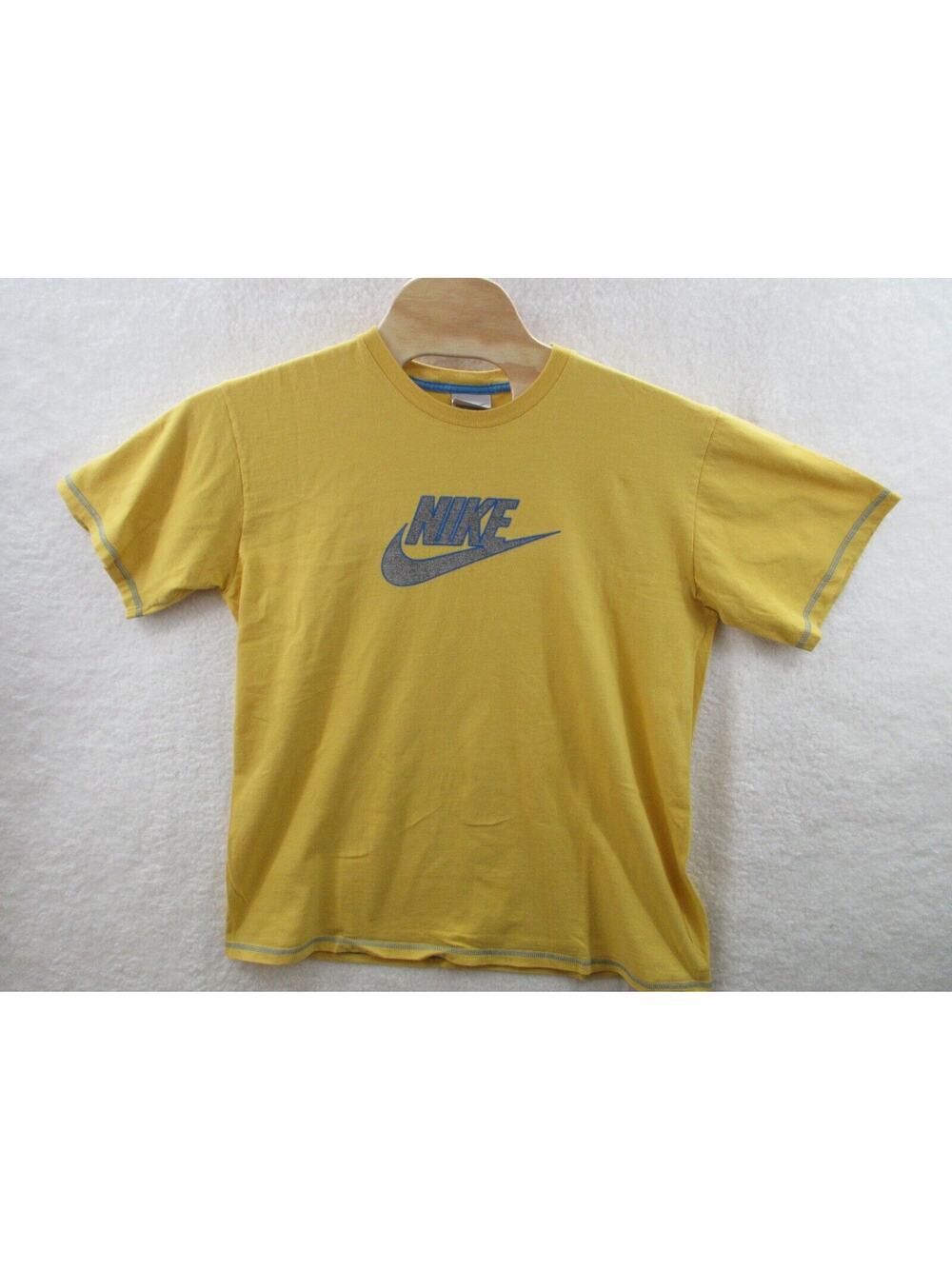 Vintage Y2K Nike Chest Spell-out Silver Tag Men's XL T-Shirt F6LIP 990894